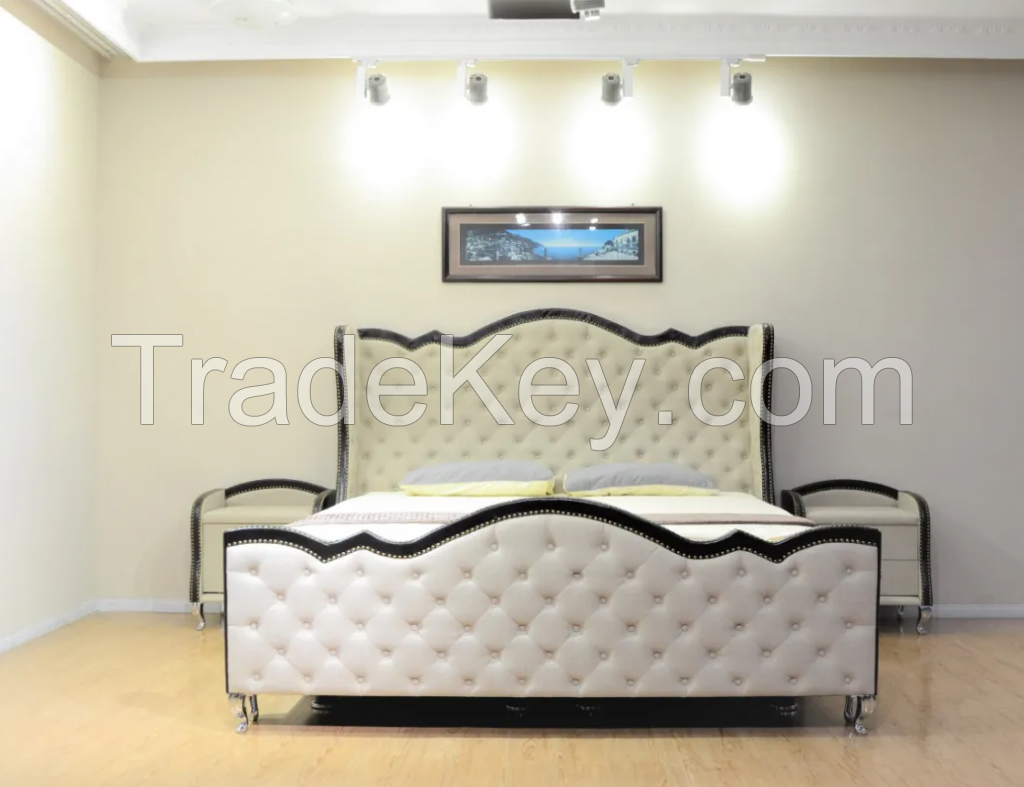 European Style Luxury Bed Lifted Bed with Adjustable Electric Mattress