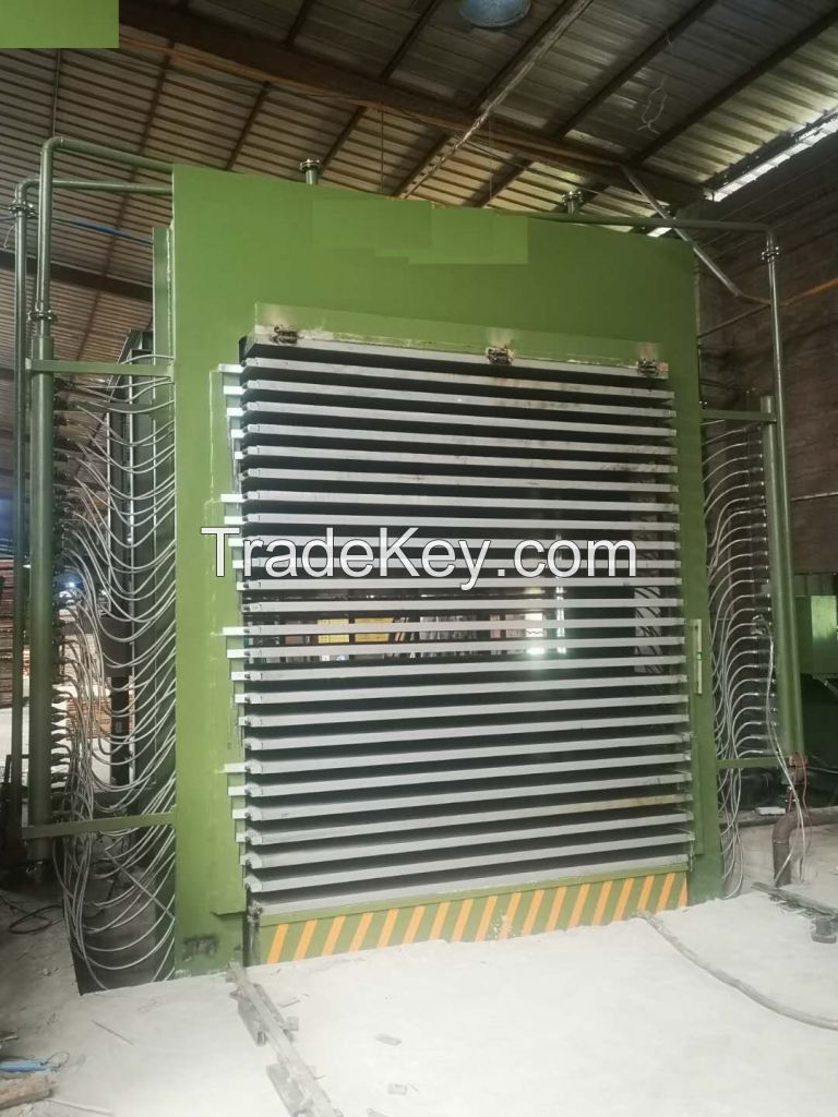 Plywood hot pressing machine 800T 20-50 layers custom-made