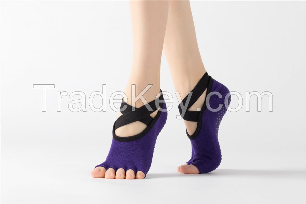 Yoga Socks for Women Non Slip Grips