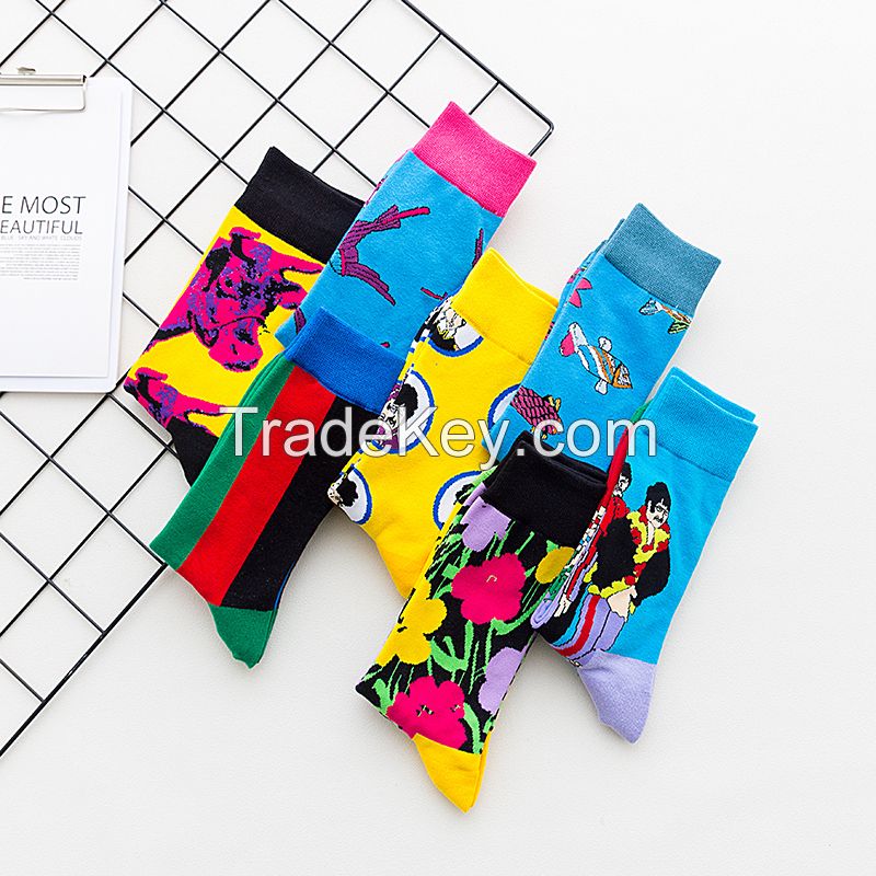 Happy Socks for Men, Women | Casual, Colorful, Fun, Unique Patterns | Premium Cotton Sock