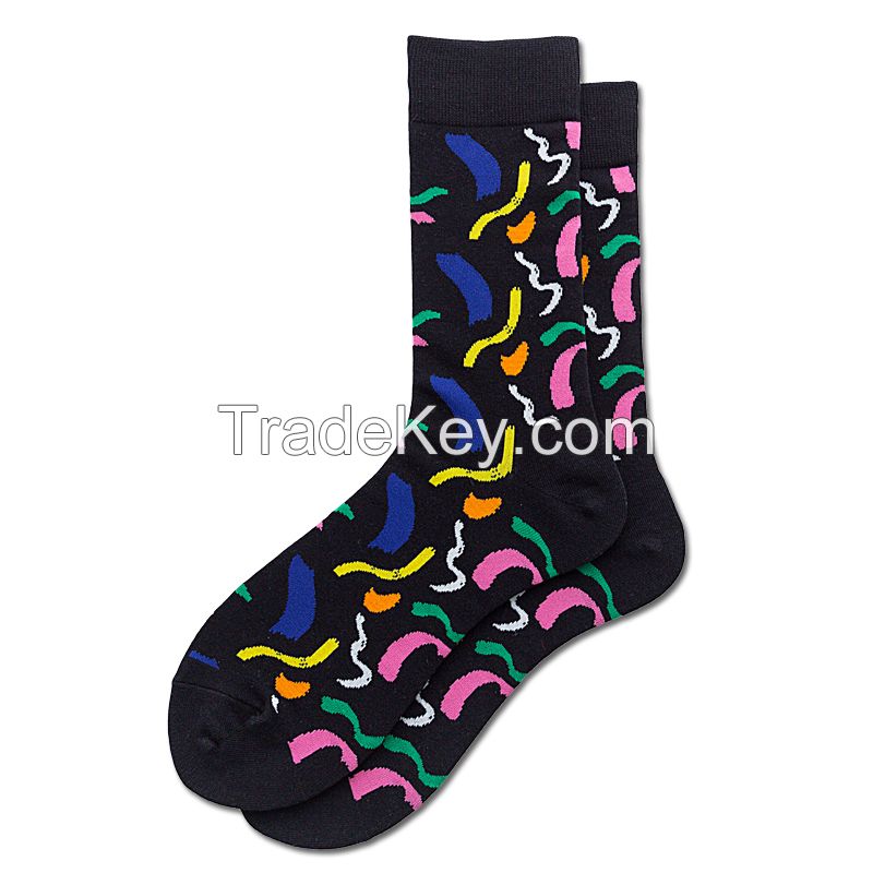 Happy Socks for Men Women  Casual Colorful Fun Unique Patterns Premium Cotton Sock