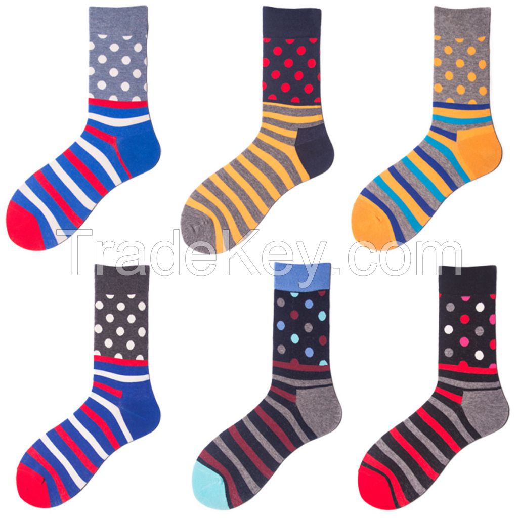 Cotton Socks Custom LOGO Colorful Patterned  for Women Men Kids Babies Socks