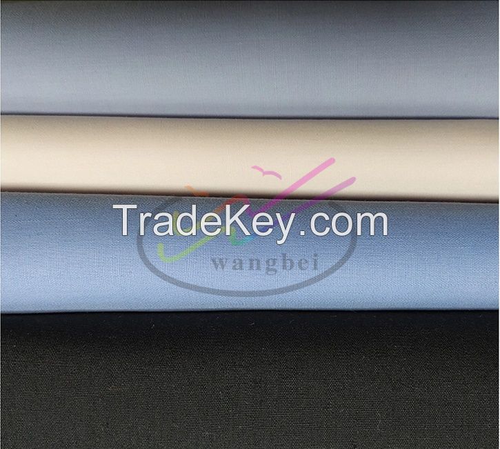 Polyester and cotton school students' shirt fabric