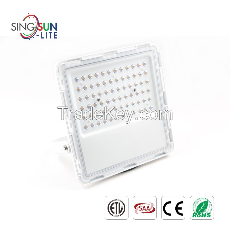 100w Led Flood light bunning 12v Daylight fixture with pir flood bulbs motion activated area flood cover photocell white