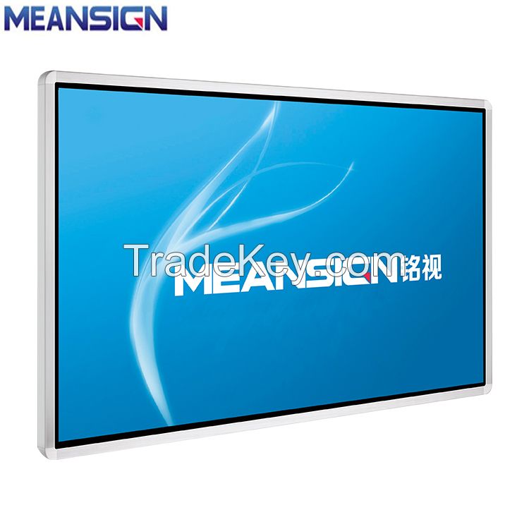 55 Inch Wall Mount Infrared Touch Display Screen