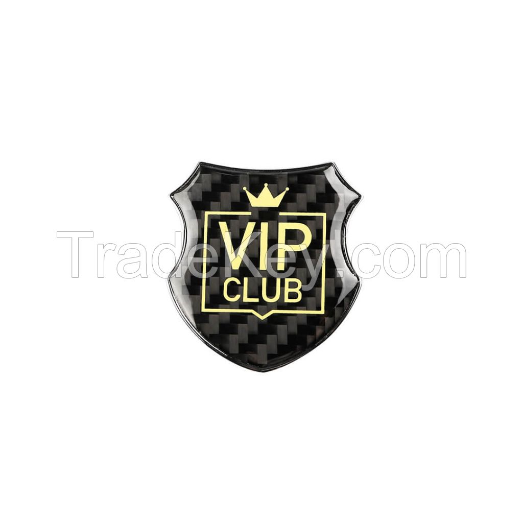 Wholesale customized oem badge car logo carbon fiber emblem