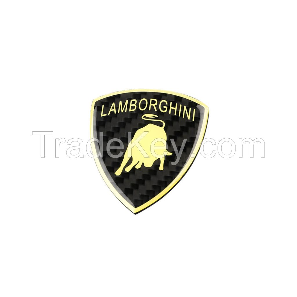 Wholesale customized oem badge car logo carbon fiber emblem