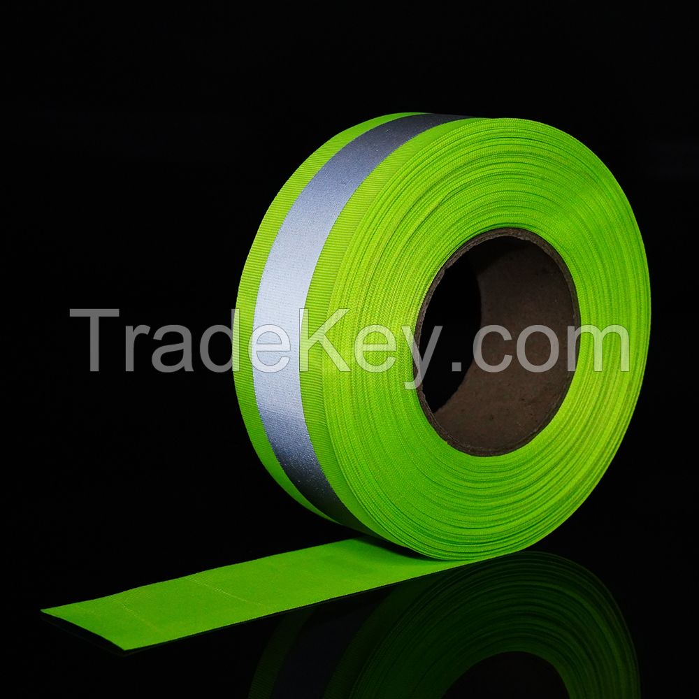 High visibility warning safety reflective ribbon stripe for vest