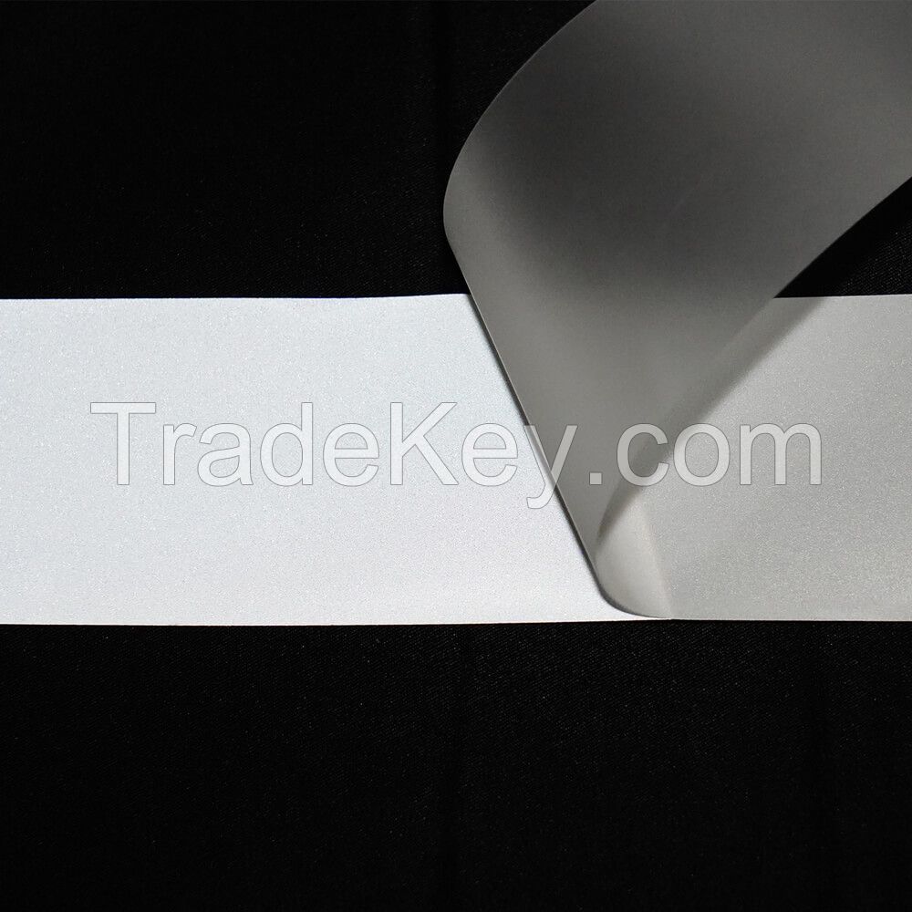 High visibility silver heat transfer reflective sticker vinyl