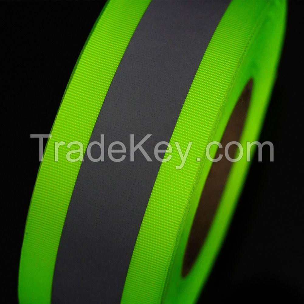 High visibility warning safety reflective ribbon stripe for vest