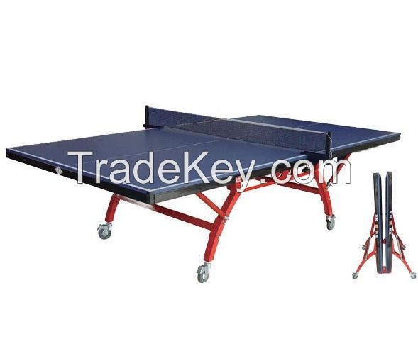 Rainbow outdoor table tennis table for training