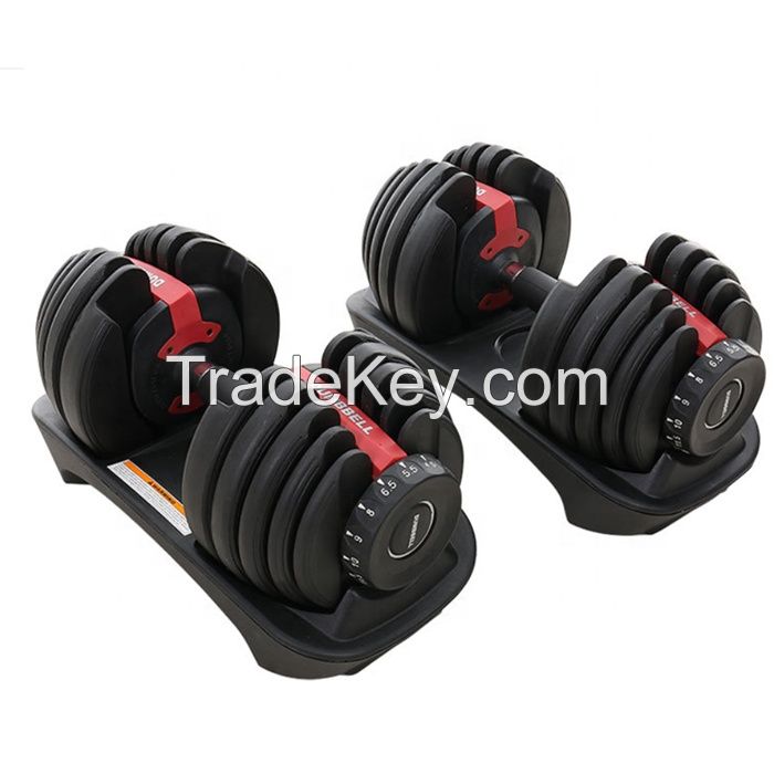 Dumbbell gym equipment adjustable dumbbell set