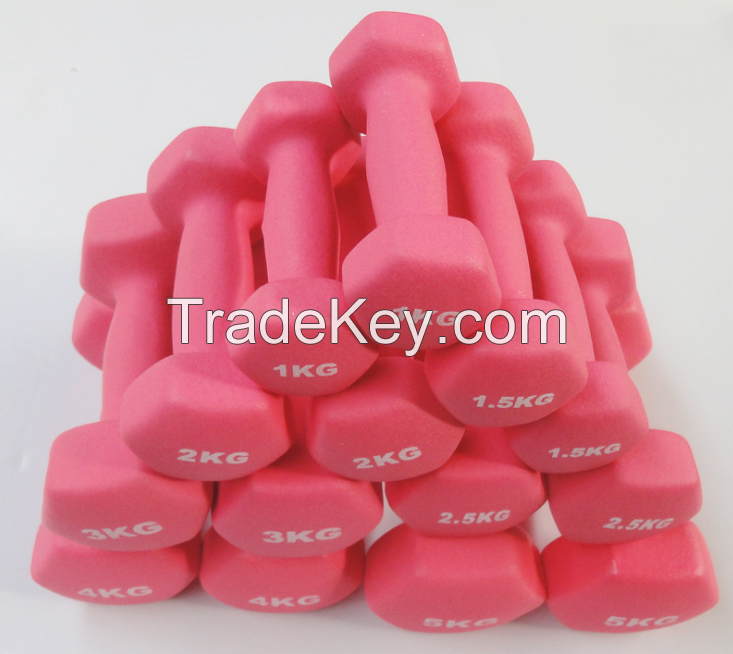 Vinyl Coated Woman Dumbbell Set 