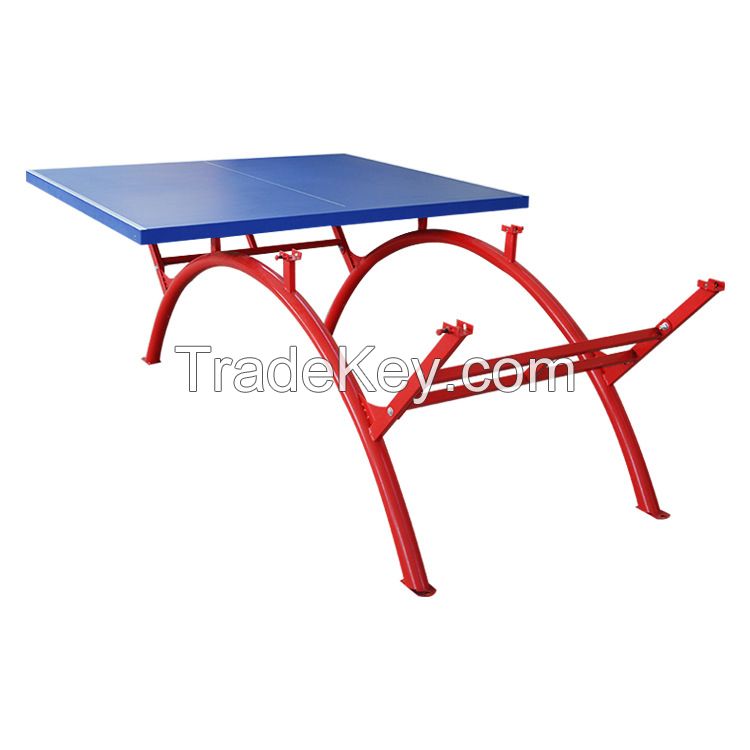 Rainbow outdoor table tennis table for training