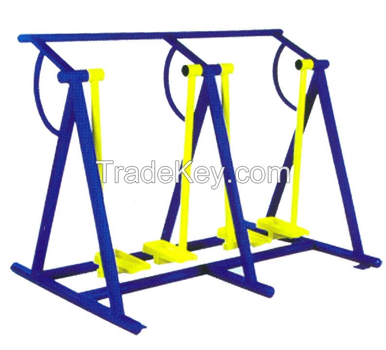 Steel Plastic Wood Air Walker Outdoor Fitness