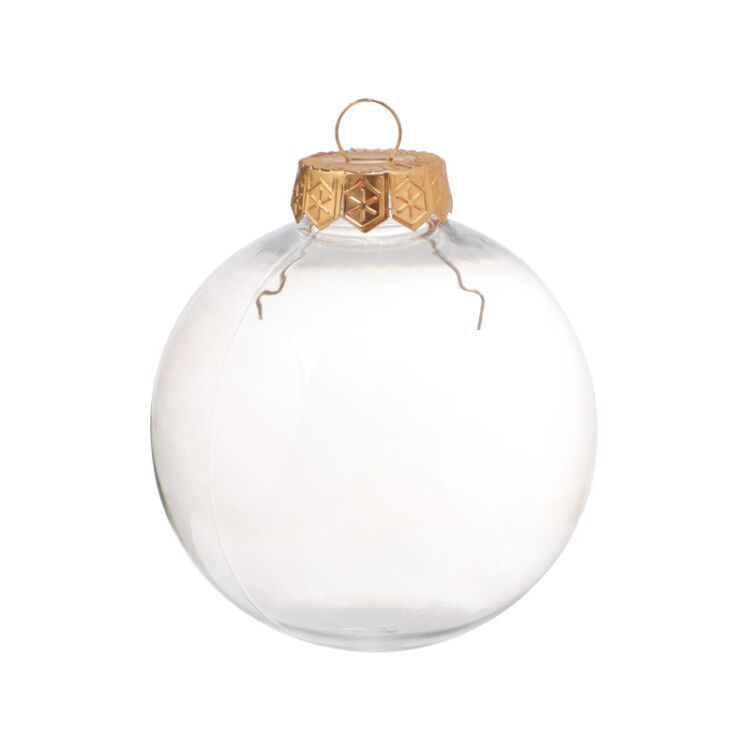 Yiwu Supplier Clear PET Plastic Christmas Ball Ornaments Christmas Decoration Plastic Christmas Ornaments