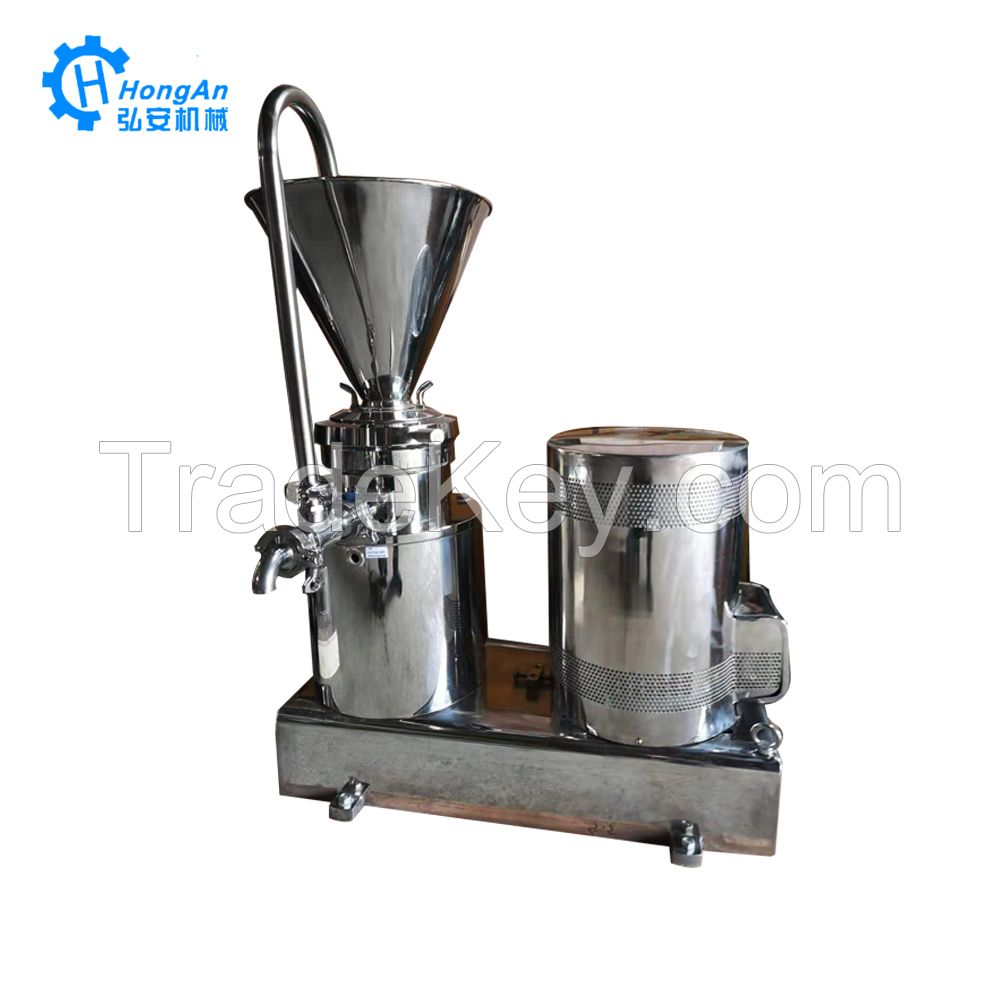 Colloid mill peanut butter making machine