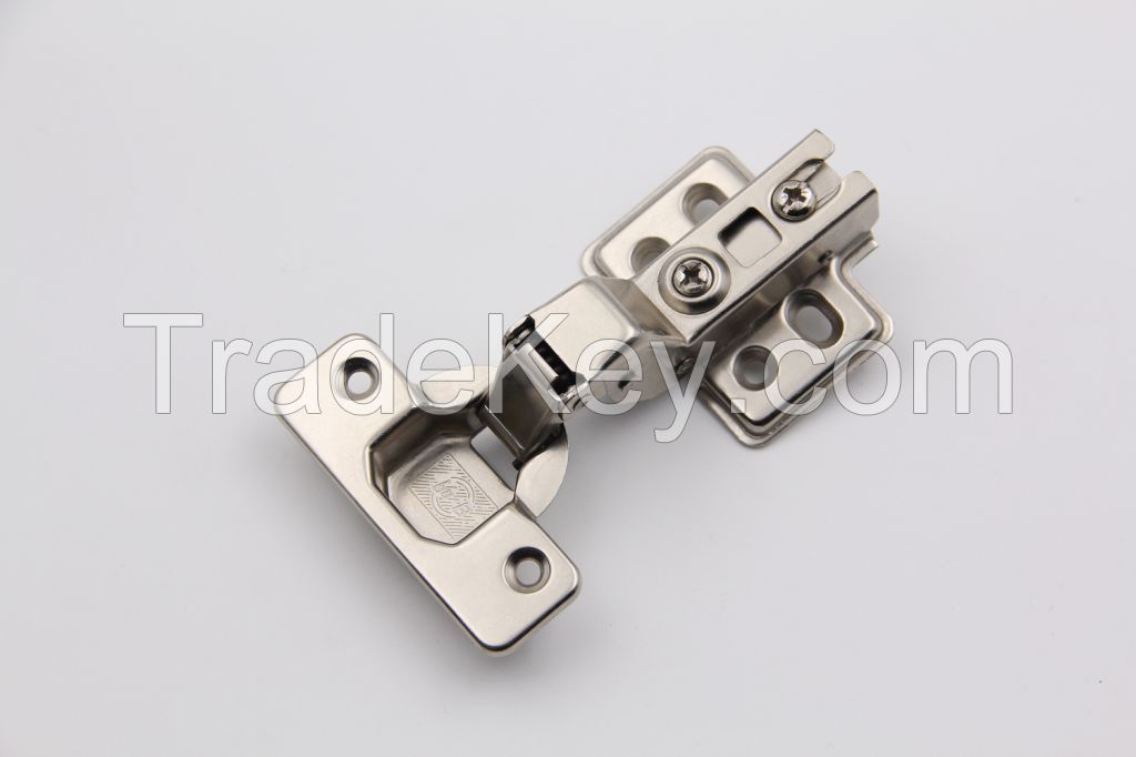 One way non-detachable soft closing cabinet hinge