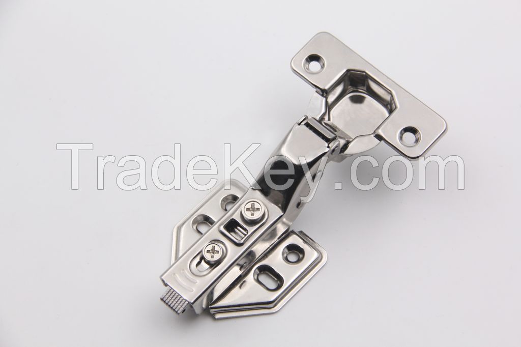 Stainles steel 201 one way hydraulic clip on cabinet hinge