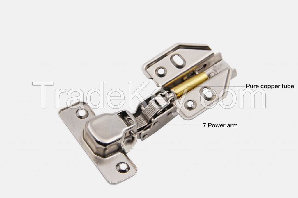  One way non detachable cold rolled steel soft closing cabinet hinge