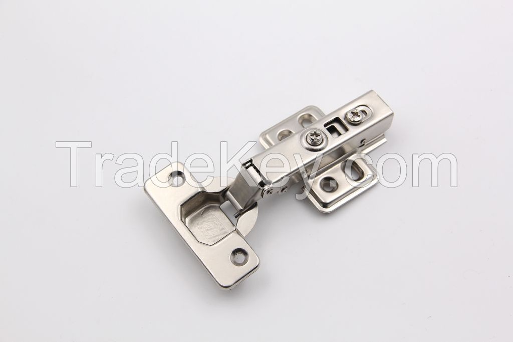 One way clip on iron soft closing cabinet hinge