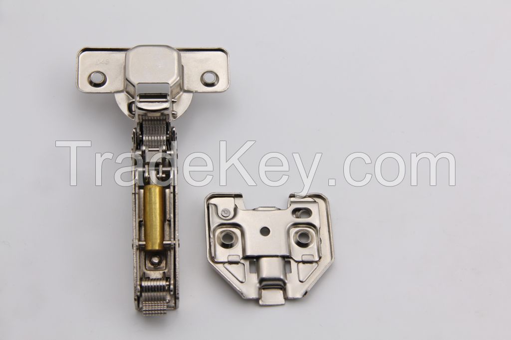 Two way clip on 3d cold rolled steel soft closing cabinet hinge