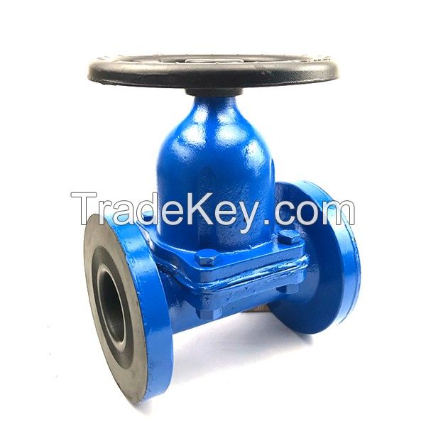 Rubber lined diaphragm valve