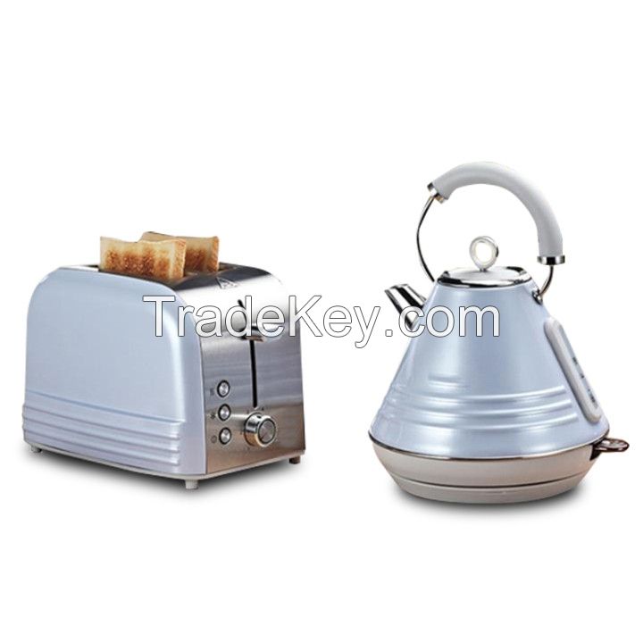 High Quality 2020 New Design Polished Stainless Steel Kettle and Toast