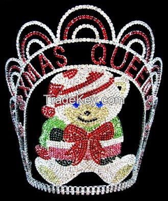 Rhinestone Christmas crowns