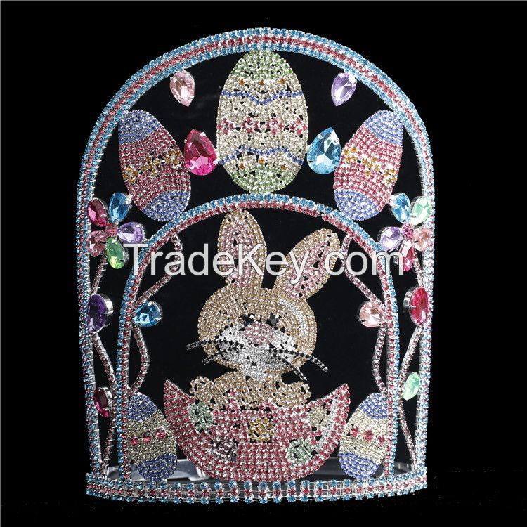 Rhinestone Easter Rabbit Crowns