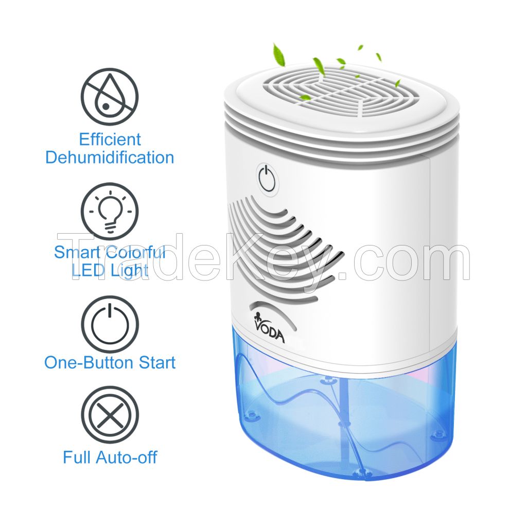 VODA Supplier 1000ml Mini Dehumidifier Portable Air Dehumidifier Air Compressor Dehumidifier