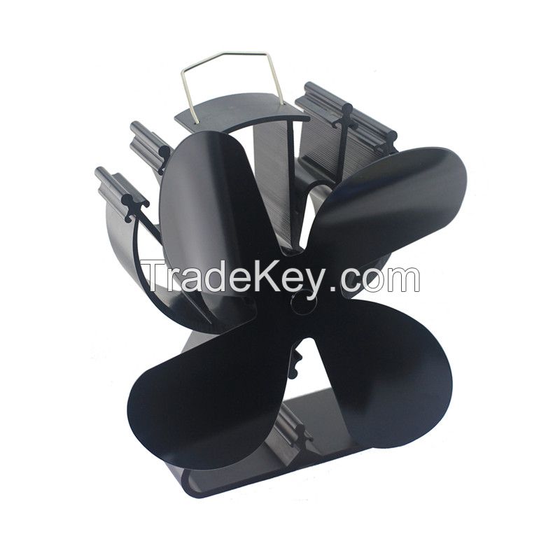 VODA Audited Factory Pellet Stove Fan Wood Burning Heat Stove Fan Mini Circulation Fan