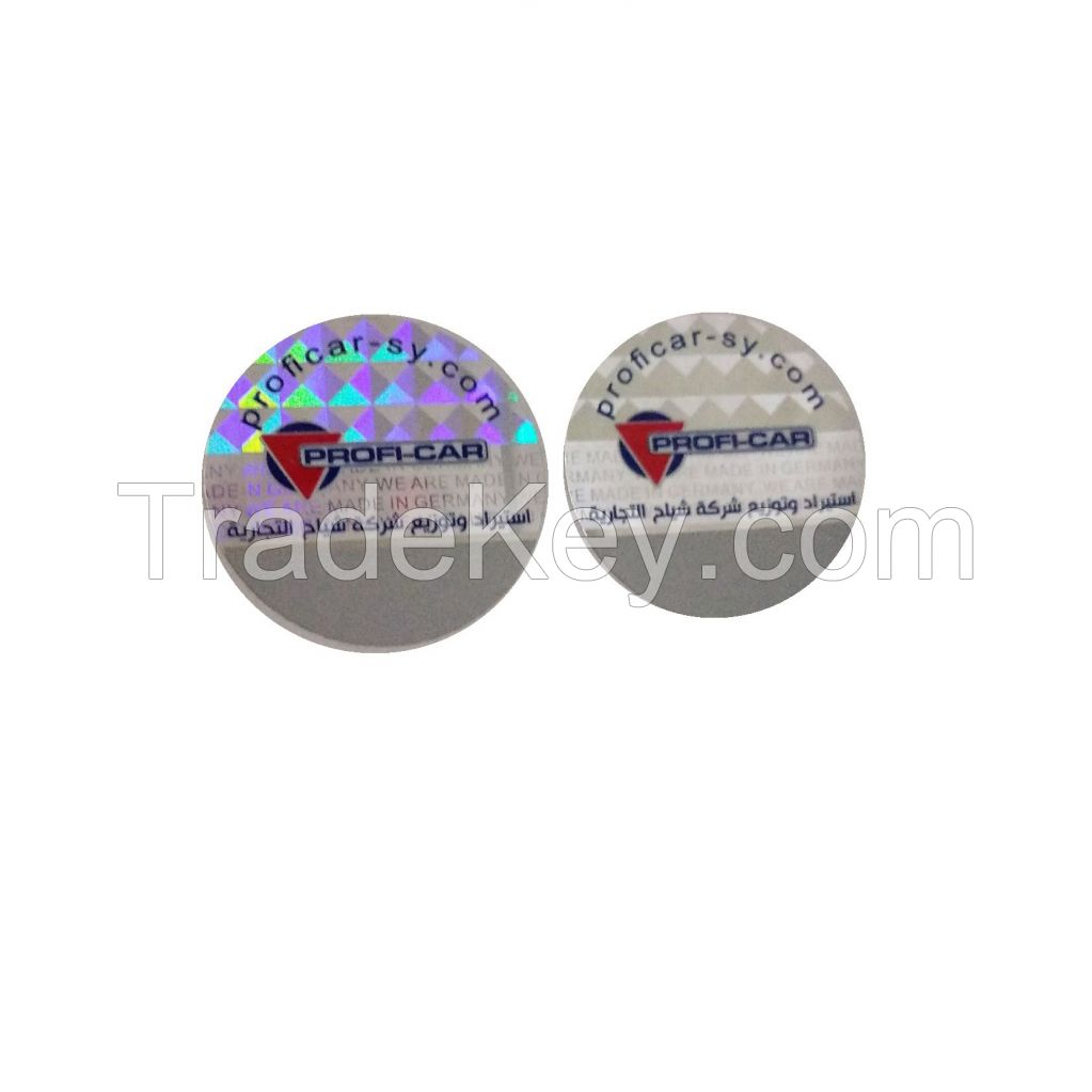 Custom Wholesale Holographic Sticker Scratch Off Sticker Card