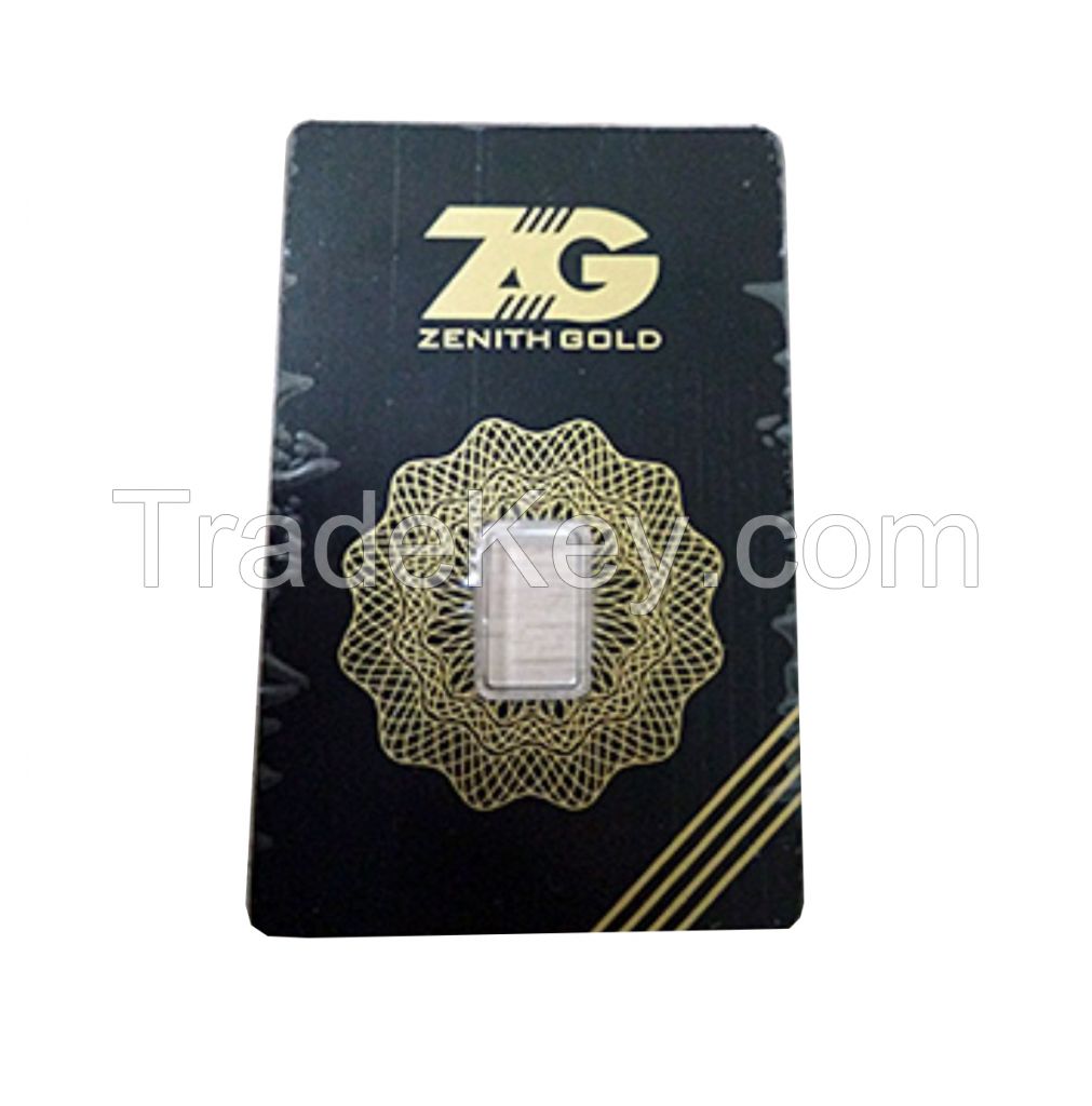 Custom High Quality Gold Coin Card Sleeve