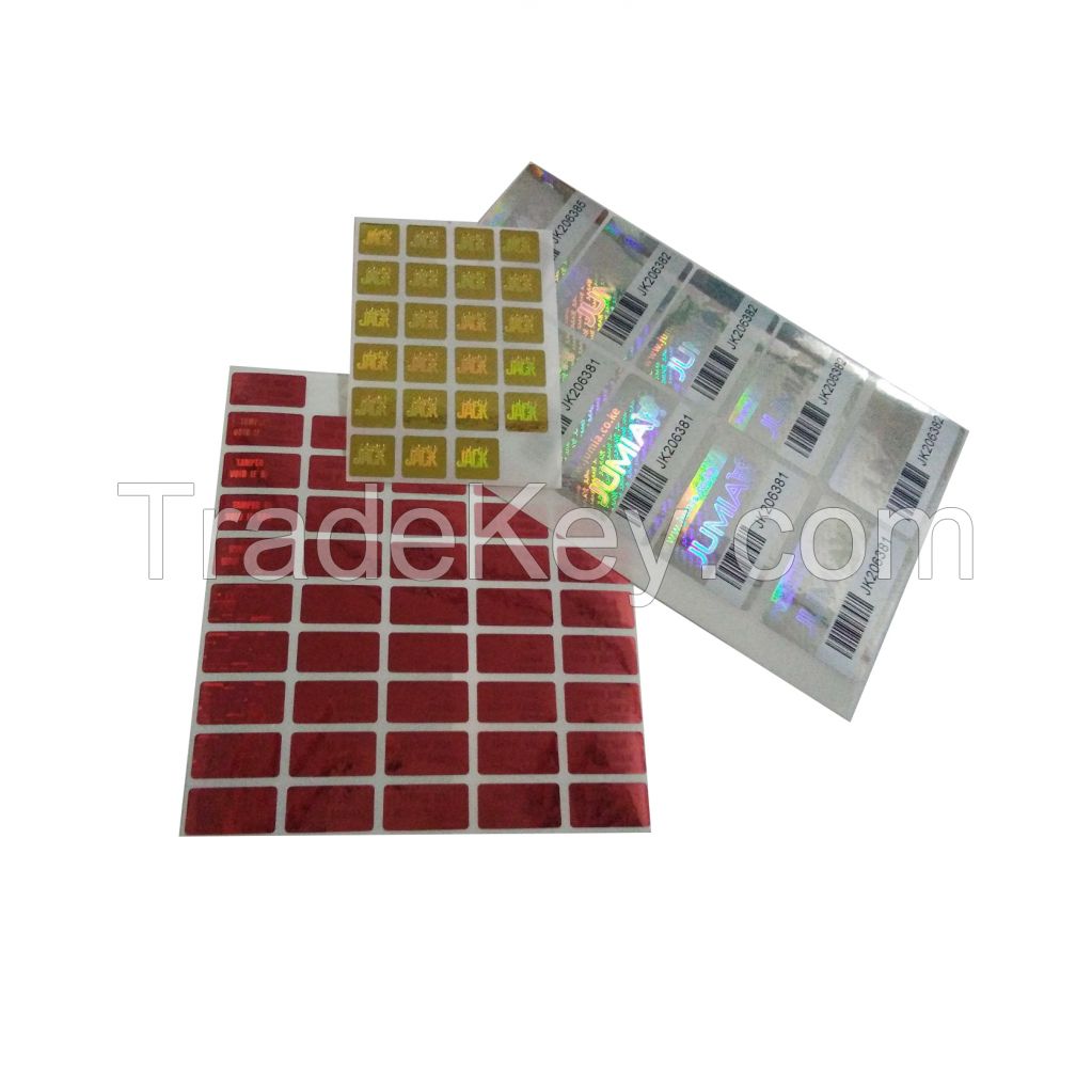 Custom Wholesale Security Holographic Label 3D Hologram Sticker