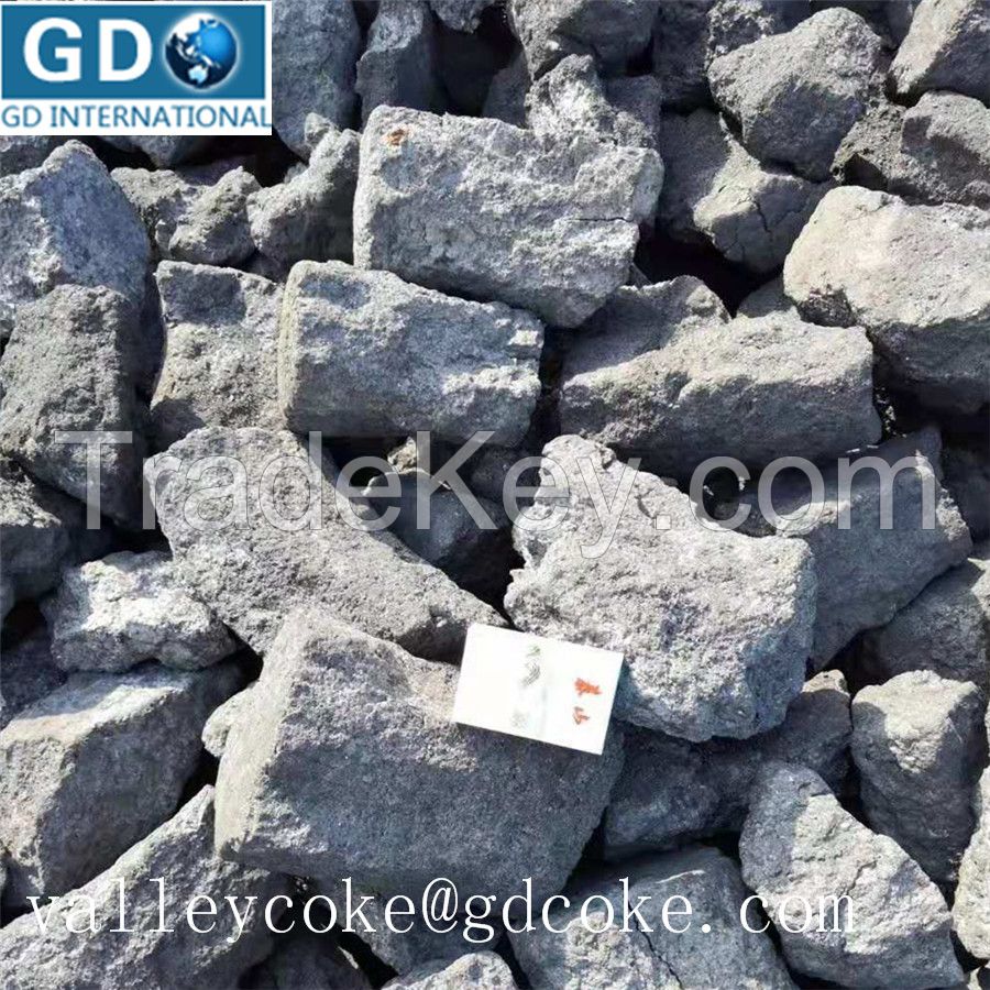 Supper Good quality foundry coke ash 8% coke fuel for ferroalloys and steel making industry
