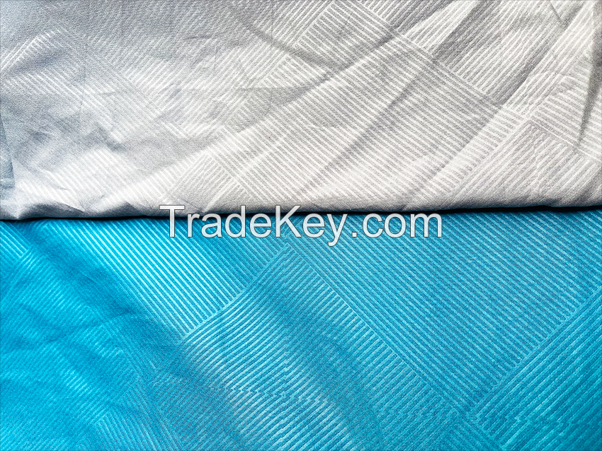 100% polyester white cheap hotel bedding fabric 