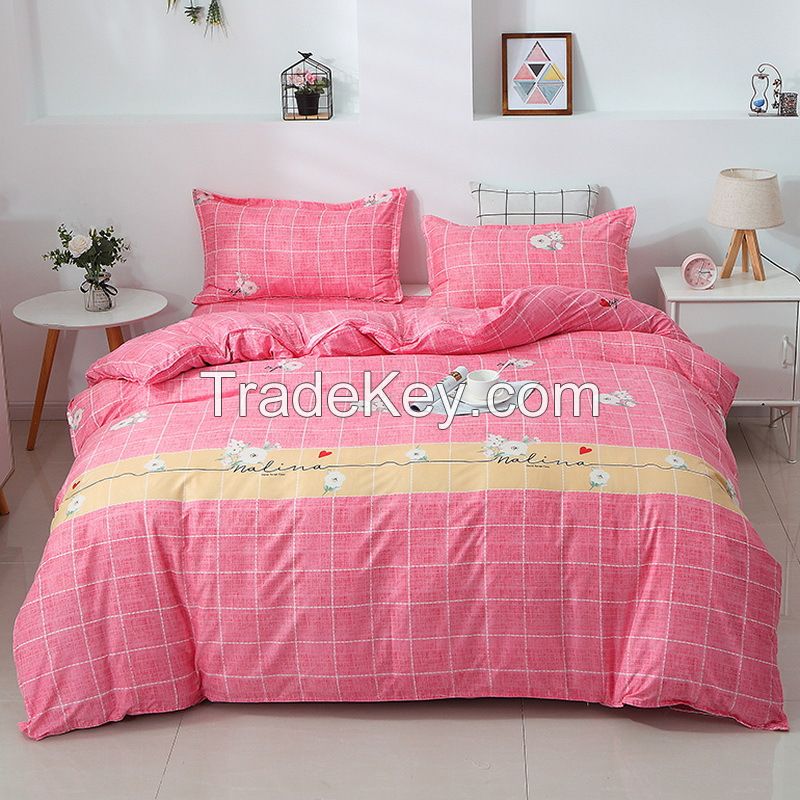 100% polyester microfiber printed bedding set