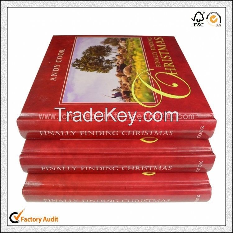 Top Quality Round Spine Hardcover Book Printing China