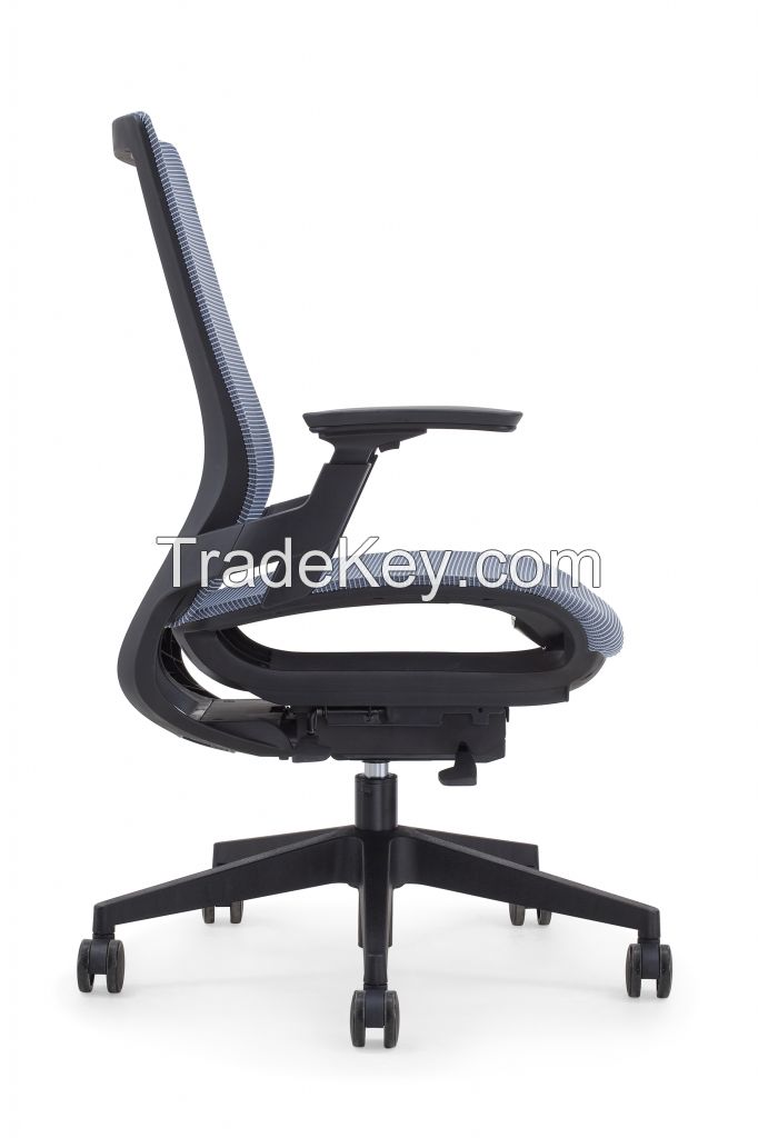 Executive Leather Ergonomic Adjustable Armrest Ergonmic Premium Excutive White Office Chair 