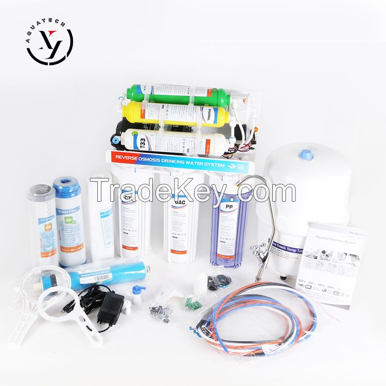 7 stage reverse osmosis system drinking water filter domestic ro water purifier