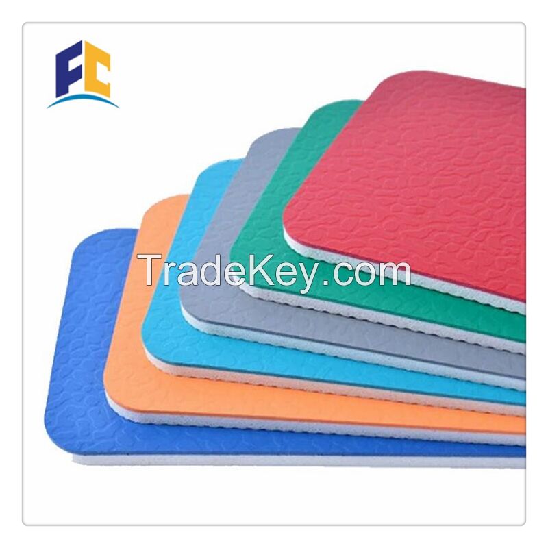 Indoor PVC sports plastic Flooring in rolls Used badminton volleyball