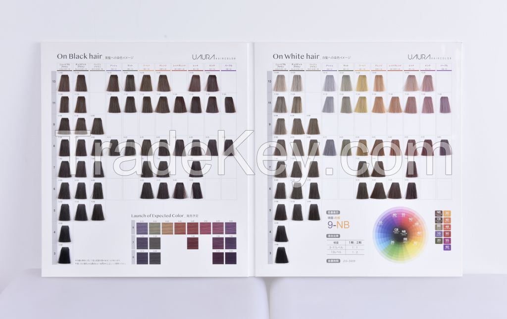 hair colour chart