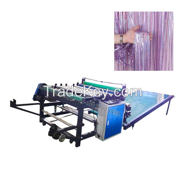 Metallic Tinsel Foil Fringe Curtain making machine