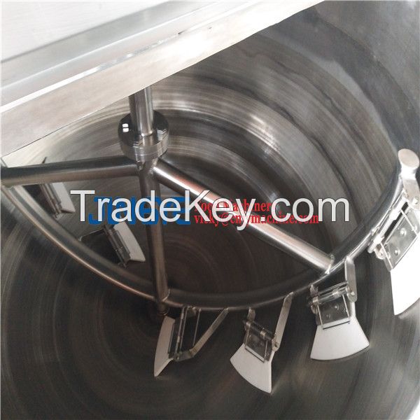 Tilting Steaming Heating jacketed kettle with mixer