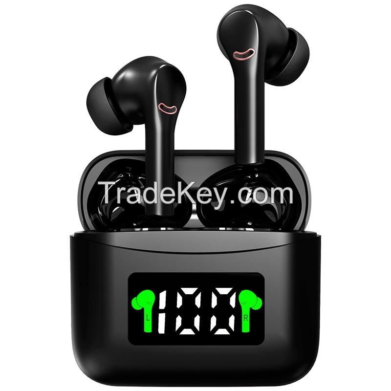 J5  True Wireless Stereo Earbuds, Smart Numbers Display, new private Wireless earphone