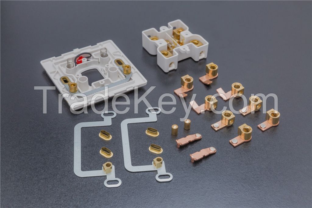 Custom Precision Metal Stamping socket shrapnel parts for power socket