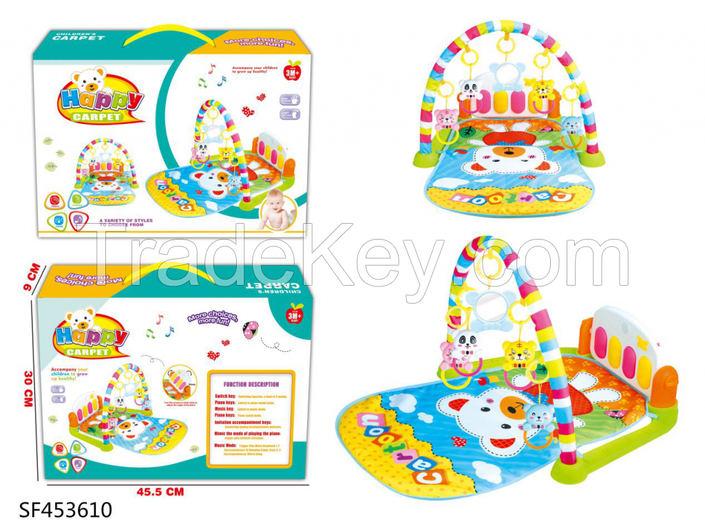 Baby Play Mat Piano Keyboard Fitness Carpet Baby Soft Gym Mat