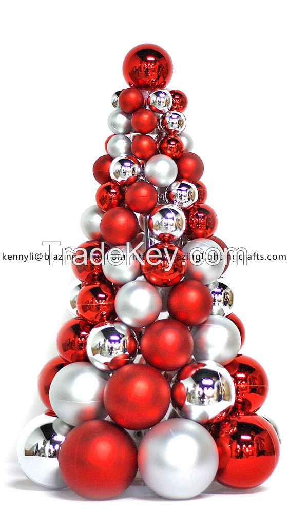 Salable Exclusive Plastic Christmas Ball Ornament Tree