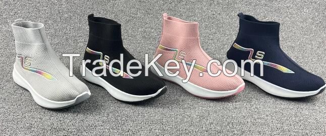 ladies Spring Summer Women Casual Shoes Fashion Breathable Hollow Lace-Up Women Sports Sneakers